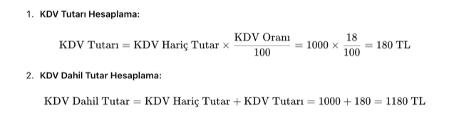 Hesaplama Adımları